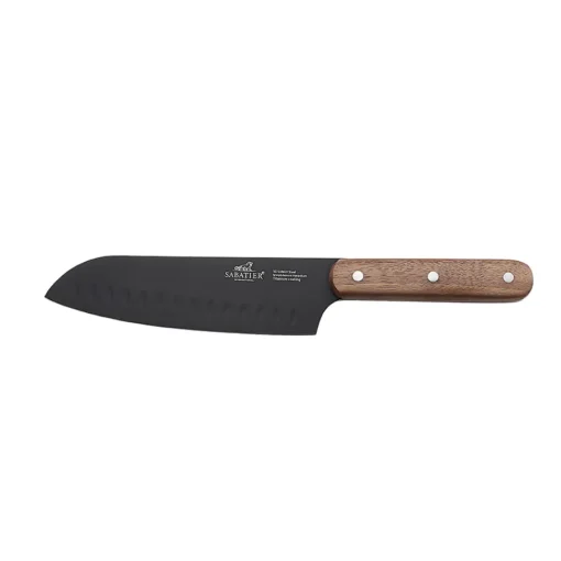 Phenix Knivsett 2 Deler Sort/Valnøtt<LION SABATIER Clearance