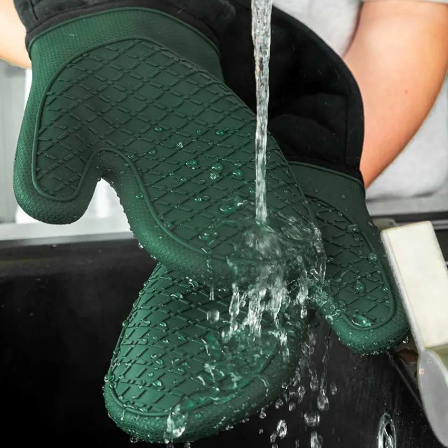 Masterclass Grytevotter Silikon 2 stk Grønn<Lifetime Brands Europe ltd Clearance