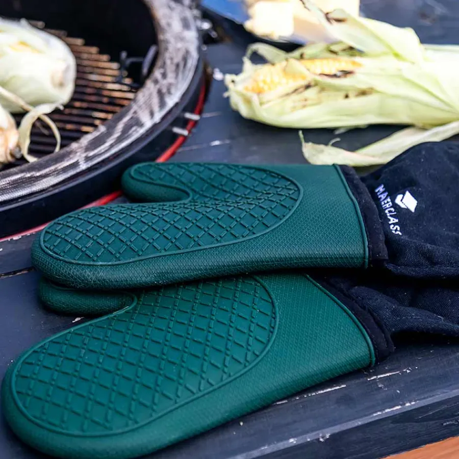 Masterclass Grytevotter Silikon 2 stk Grønn<Lifetime Brands Europe ltd Clearance