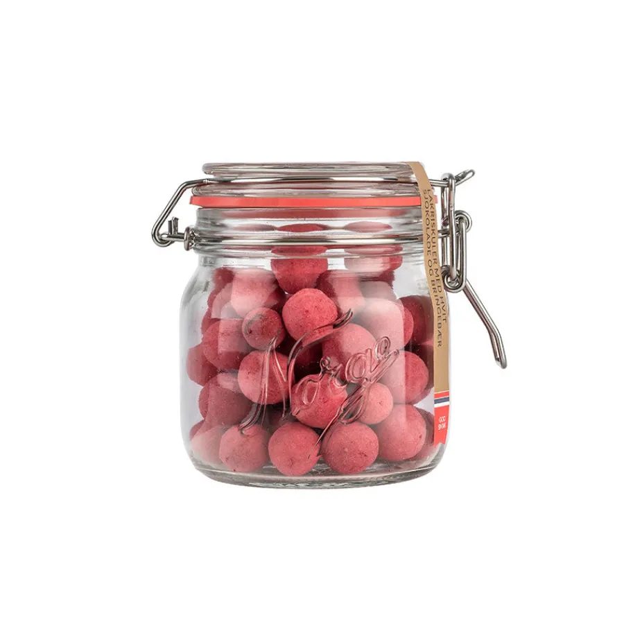 Norgesglass Lakriskuler med Hvit Sjokolade & Bringebær<NORGESGLASSET Sale