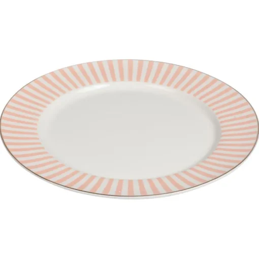 Abby Tallerken 26cm Oransje m/Gullkant<NOVA Best