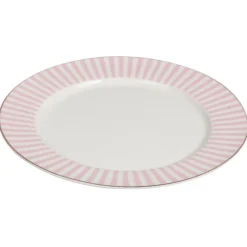 Abby Tallerken 26cm Rosa m/Gullkant<NOVA Best