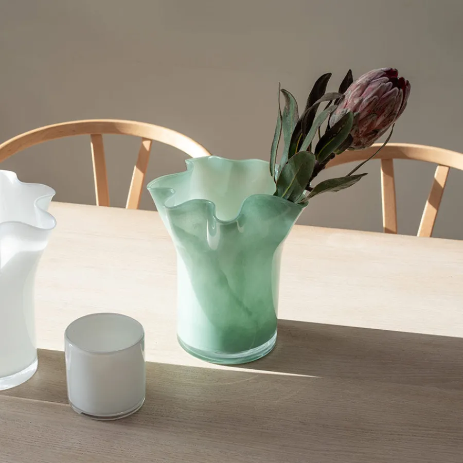 Bold Lyslykt 8cm Hvit<NOVA Discount