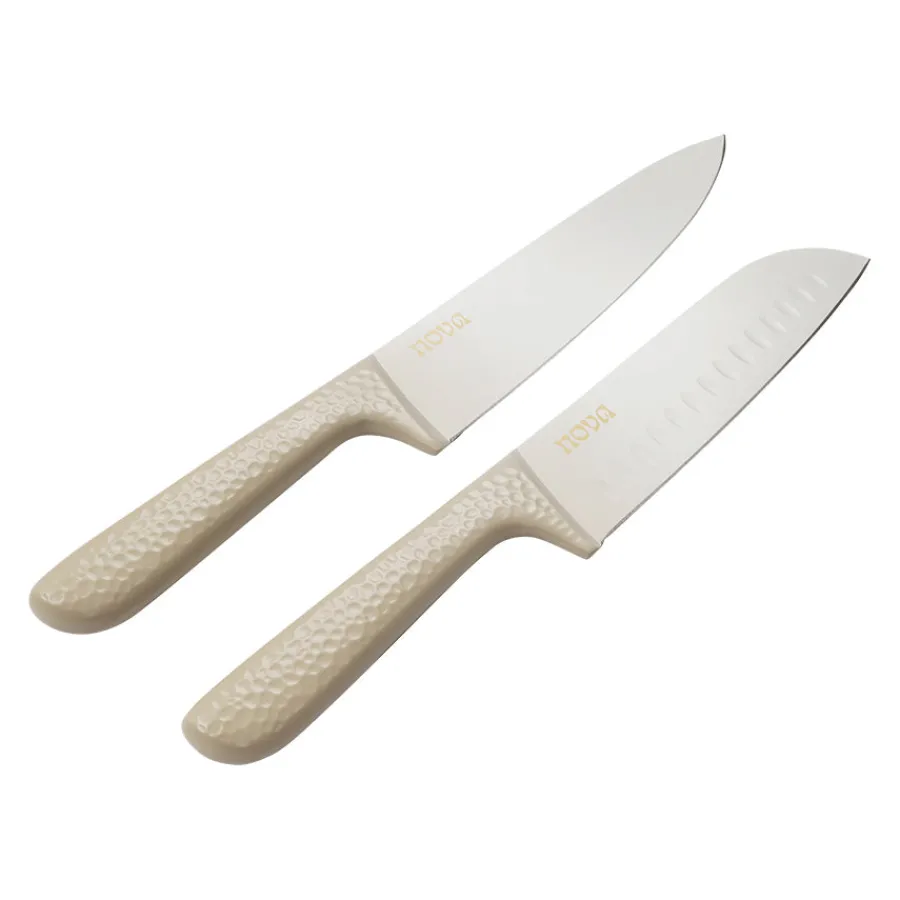 Dynamic Knivsett Beige Hamret 2pk<NOVA Clearance