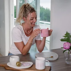 Dynamic Krus m/Tekst 450ml Hvit<NOVA Discount