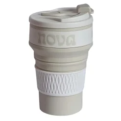 Dynamic Sammenleggbar Kopp 350ml Creme<NOVA