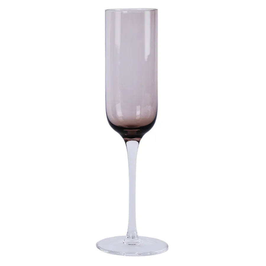 Nordic Champagneglass 20cl 4pk Brun Sotet<NOVA