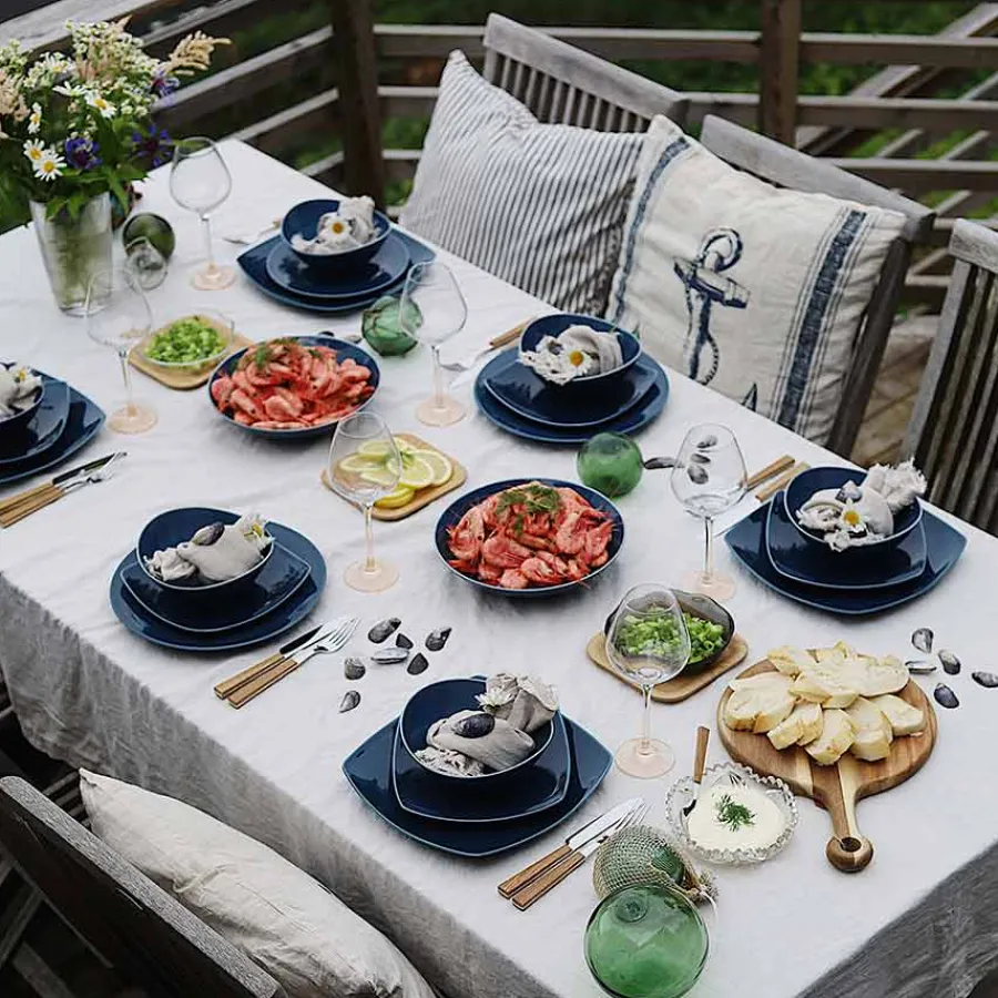 Porsgrunds Porselænsfabrik Sense Teal Bolle 18,5cm 4pk<PORSGRUNDS PORSELÆNSFABRIK Hot