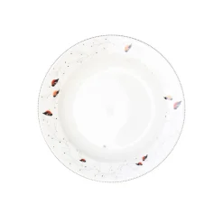 Porsgrunds Porselænsfabrik Dompap Tallerken Dyp 22,5 cm<PORSGRUNDS PORSELÆNSFABRIK Clearance