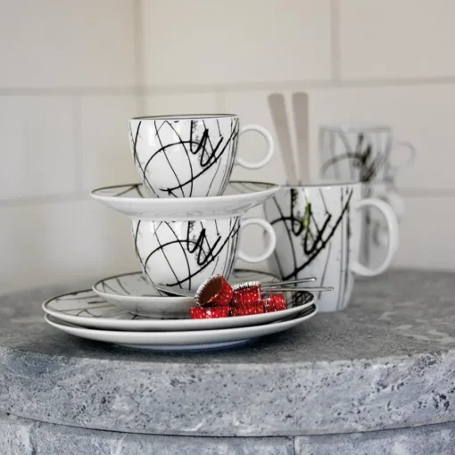 Porsgrunds Porselænsfabrik Partitur Tallerken Flat 22 cm<PORSGRUNDS PORSELÆNSFABRIK Hot