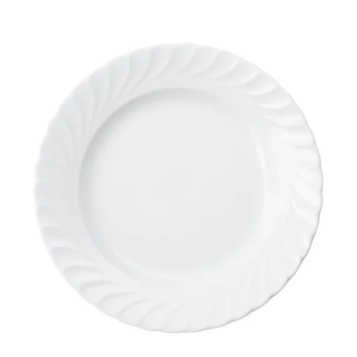 Porsgrunds Porselænsfabrik Bogstad Hvitt Tallerken Flat 20 cm<PORSGRUNDS PORSELÆNSFABRIK Hot