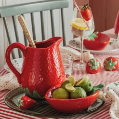 Porsgrunds Porselænsfabrik Jordbær Mugge 1,8L<PORSGRUNDS PORSELÆNSFABRIK Online