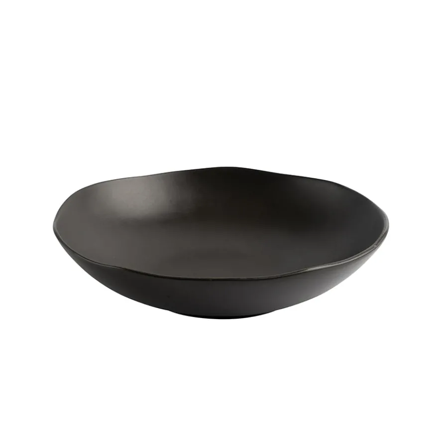 Porsgrunds Porselænsfabrik Natur Dyp Tallerken 24cm Matt Sort<PORSGRUNDS PORSELÆNSFABRIK Outlet