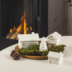Porsgrunds Porselænsfabrik Juletre Telysholder 11cm<PORSGRUNDS PORSELÆNSFABRIK Sale