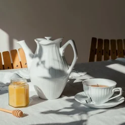 Porsgrunds Porselænsfabrik Spire Kopp & Skål Te 30cl<PORSGRUNDS PORSELÆNSFABRIK