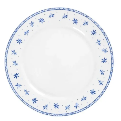 Porsgrunds Porselænsfabrik Bluebird Flower Tallerken Flat 22 cm<PORSGRUNDS PORSELÆNSFABRIK Outlet