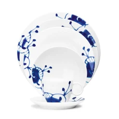 Porsgrunds Porselænsfabrik Maxistrå Blå Tallerken Flat 22 cm<PORSGRUNDS PORSELÆNSFABRIK Discount