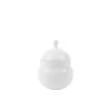 Porsgrunds Porselænsfabrik Bølge Hvitt Bonbonniere 12,5 cm<PORSGRUNDS PORSELÆNSFABRIK Outlet