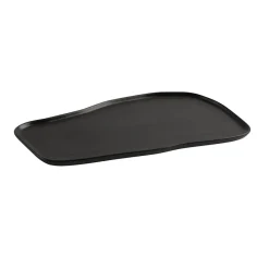 Porsgrunds Porselænsfabrik Natur Organisk fat 30x16 cm Matt Sort<PORSGRUNDS PORSELÆNSFABRIK Outlet