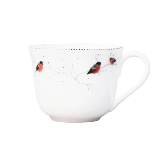 Porsgrunds Porselænsfabrik Dompap Kaffekopp 22 cl m/Skål 14 cm<PORSGRUNDS PORSELÆNSFABRIK Sale