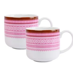 Porsgrunds Porselænsfabrik Marius Trend Krus 25 Cl Rosa 2pk<PORSGRUNDS PORSELÆNSFABRIK New