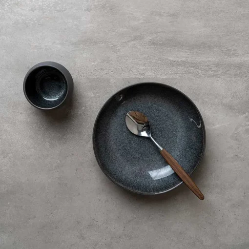 Porsgrunds Porselænsfabrik Natur Serveringsbolle 9,5 cm Onyx<PORSGRUNDS PORSELÆNSFABRIK Clearance