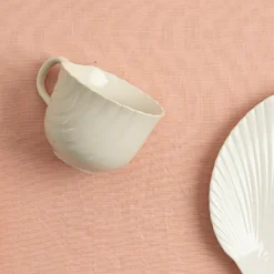 Porsgrunds Porselænsfabrik Kamskjell Krus 30cl Blek Sand<PORSGRUNDS PORSELÆNSFABRIK Outlet