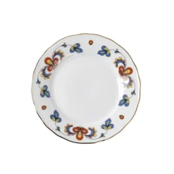 Porsgrunds Porselænsfabrik Bondemønster Tallerken Flat 25 cm<PORSGRUNDS PORSELÆNSFABRIK Best