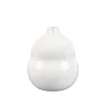 Porsgrunds Porselænsfabrik Bølge Hvitt Stilkvase 19cm<PORSGRUNDS PORSELÆNSFABRIK Best