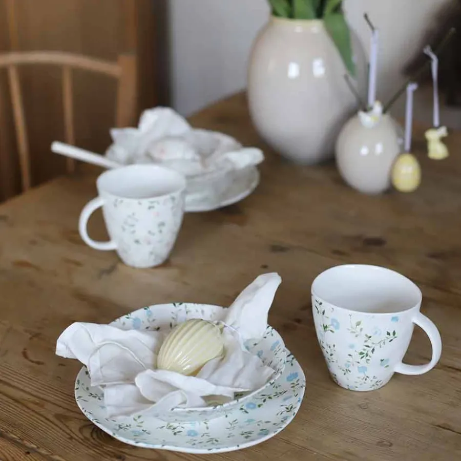 Porsgrunds Porselænsfabrik Maia Tallerken 21cm Blå<PORSGRUNDS PORSELÆNSFABRIK New