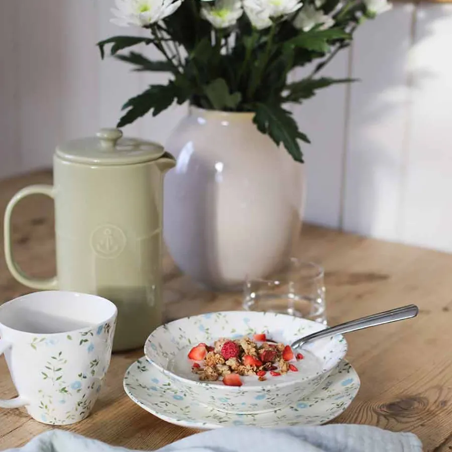 Porsgrunds Porselænsfabrik Maia Tallerken 21cm Blå<PORSGRUNDS PORSELÆNSFABRIK New