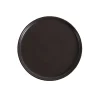 Porsgrunds Porselænsfabrik Natur Asjett m/kant 21cm Matt Sort<PORSGRUNDS PORSELÆNSFABRIK Outlet