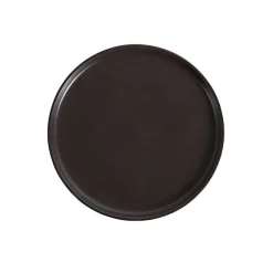 Porsgrunds Porselænsfabrik Natur Asjett m/kant 21cm Matt Sort<PORSGRUNDS PORSELÆNSFABRIK Outlet
