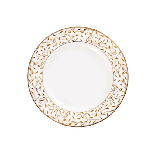 Porsgrunds Porselænsfabrik Cecilie Gull Tallerken Flat 20 cm<PORSGRUNDS PORSELÆNSFABRIK New