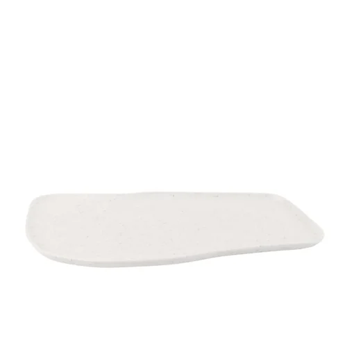 Porsgrunds Porselænsfabrik Natur Organisk fat 30x16cm Lys Granitt<PORSGRUNDS PORSELÆNSFABRIK New