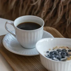 Porsgrunds Porselænsfabrik Spire Kopp & Skål Kaffe<PORSGRUNDS PORSELÆNSFABRIK Outlet