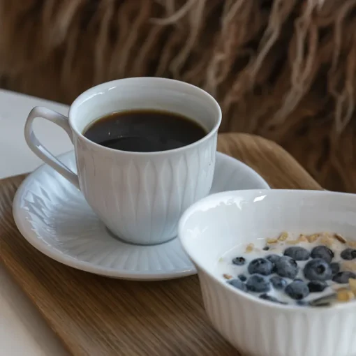 Porsgrunds Porselænsfabrik Spire Kopp & Skål Kaffe<PORSGRUNDS PORSELÆNSFABRIK Outlet
