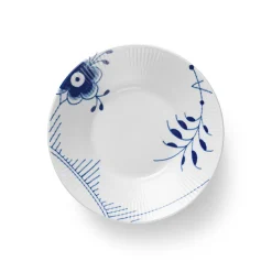 Blå Mega Riflet Dyp Tallerken 21cm<ROYAL COPENHAGEN Sale