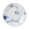 Blå Mega Riflet Tallerken 27cm<ROYAL COPENHAGEN