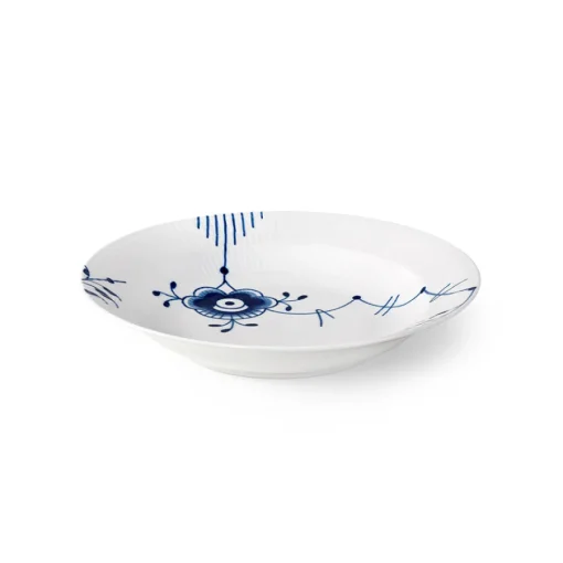 Blå Mega Riflet Dyp Tallerken 27cm<ROYAL COPENHAGEN Hot