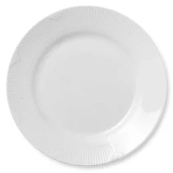 Hvit Elements Tallerken 28cm Flat<ROYAL COPENHAGEN Clearance