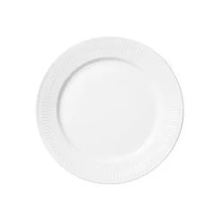 Hvit Riflet Asjett 22cm<ROYAL COPENHAGEN New