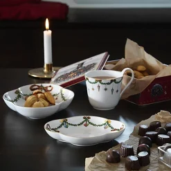 Stjerne Riflet Serveringsfat 17,5cm<ROYAL COPENHAGEN Outlet