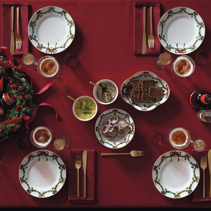 Stjerneriflet Jul Serveringsfat 39cm<ROYAL COPENHAGEN Discount