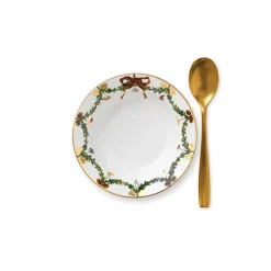 Stjerneriflet Jul Dyp Tallerken 17cm<ROYAL COPENHAGEN Sale