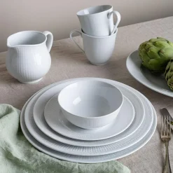 Rörstrand Swedish Grace Snø Dyp Tallerken 25cm Hvit<RÖRSTRAND Discount