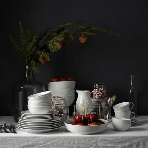 Rörstrand Swedish Grace Snø Dyp Tallerken 19cm Hvit<RÖRSTRAND Discount