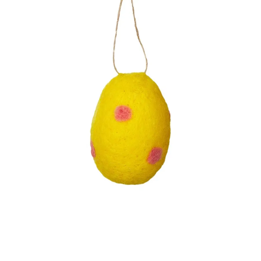 Easter Collection Tovet Egg Ull 4x4cm 4pk<SEASONS Hot