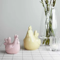 Easter Collection Høne 15cm Rosa<SEASONS Hot