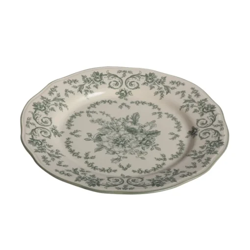 Fall Collection Tallerken 21cm Grønn Print<SEASONS Online